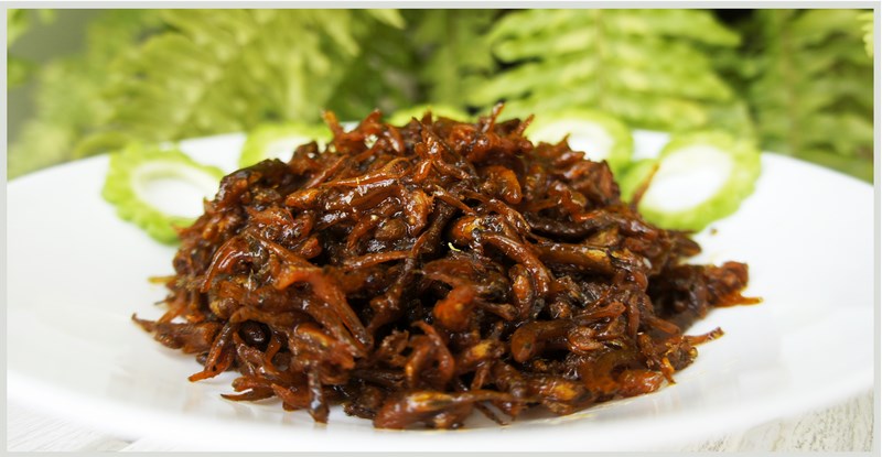 Cá Bống Sông Trà kho tiêu