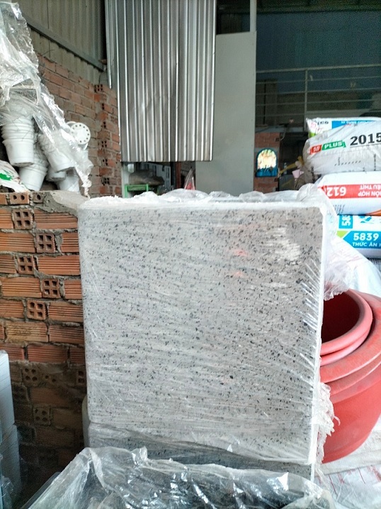 Chậu Trồng Cây Xi Măng Đá Mài Hình Vuông 30cm Chậu Trồng Cây Xi Măng Đá Mài Hình Vuông 30cm